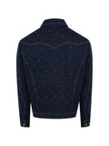 Needles star-jacquard denim jacket