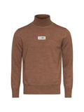 MM6 Maison Margiela logo-patch roll-neck sweater