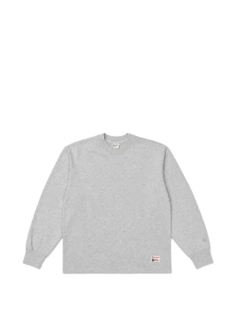 Champion V-neck logo-patch sweatshirt