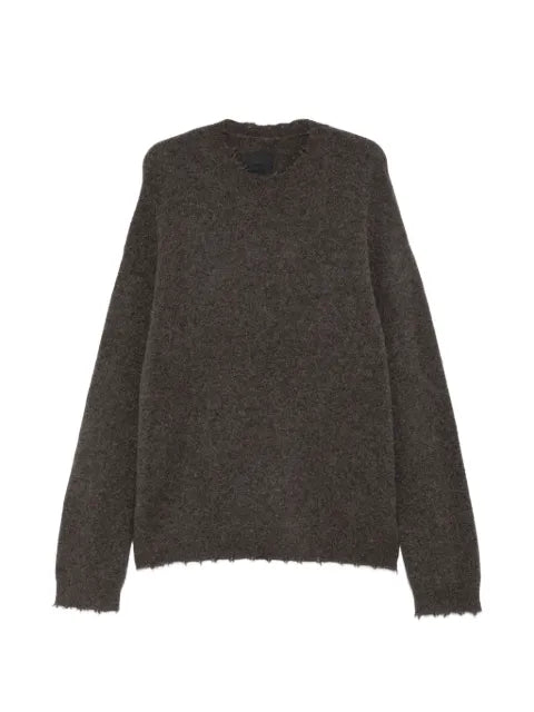 Frei-Mut Kintore distressed-effect crew-neck sweater