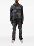 BLDG4 graphic-print denim jacket
