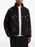 OLAF fleece-texture patterned jacket