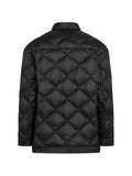 Prada quilted logo-plaque jacket