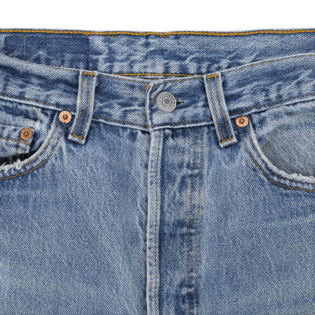 Indigo Vintage 501 Straight Jeans