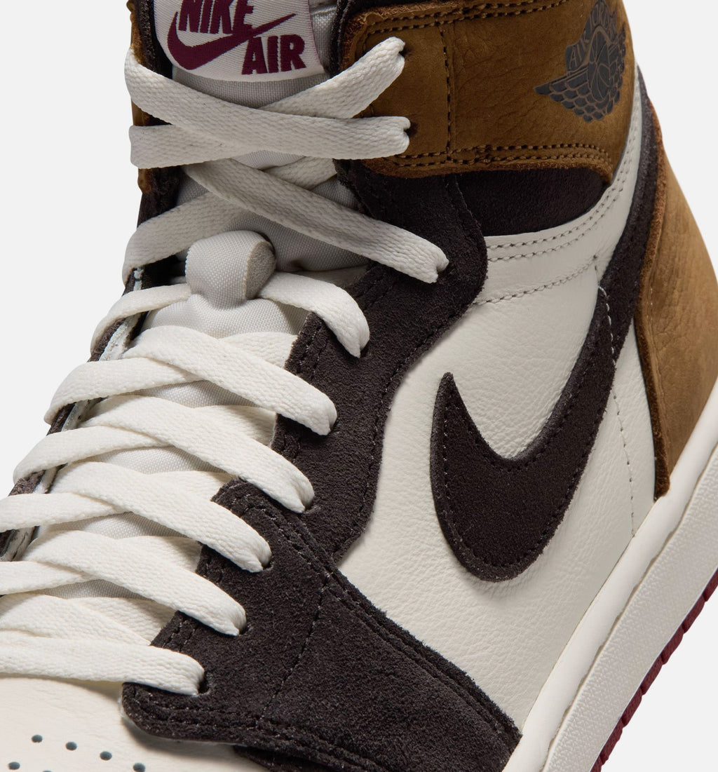 Air Jordan 1 Retro High OG Love Letter Men's Sneakers | Shadow Brown/Team Red/Light British Tan