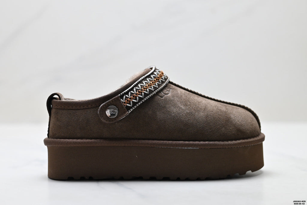 UGG Tazz Shearling Platform Slip-Ons