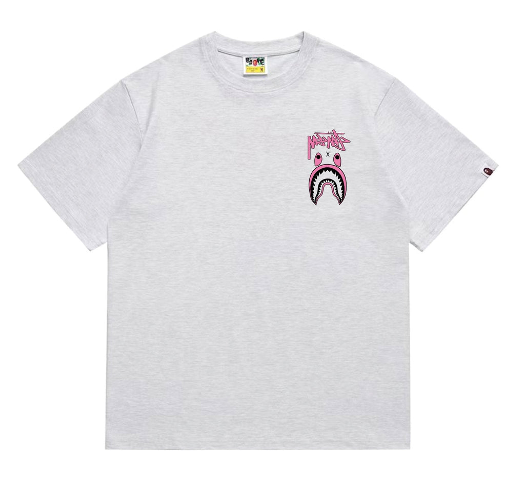 BAPE Contrast Shark Wordmark Graphic T-Shirt