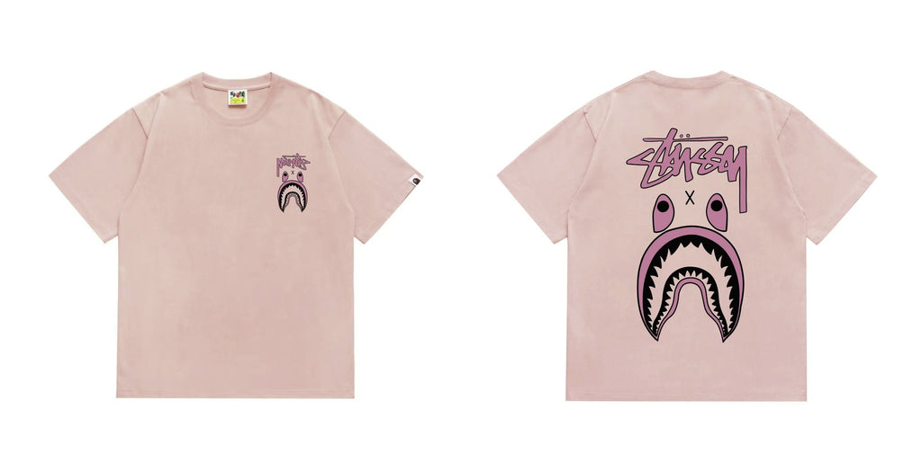 BAPE Contrast Shark Wordmark Graphic T-Shirt