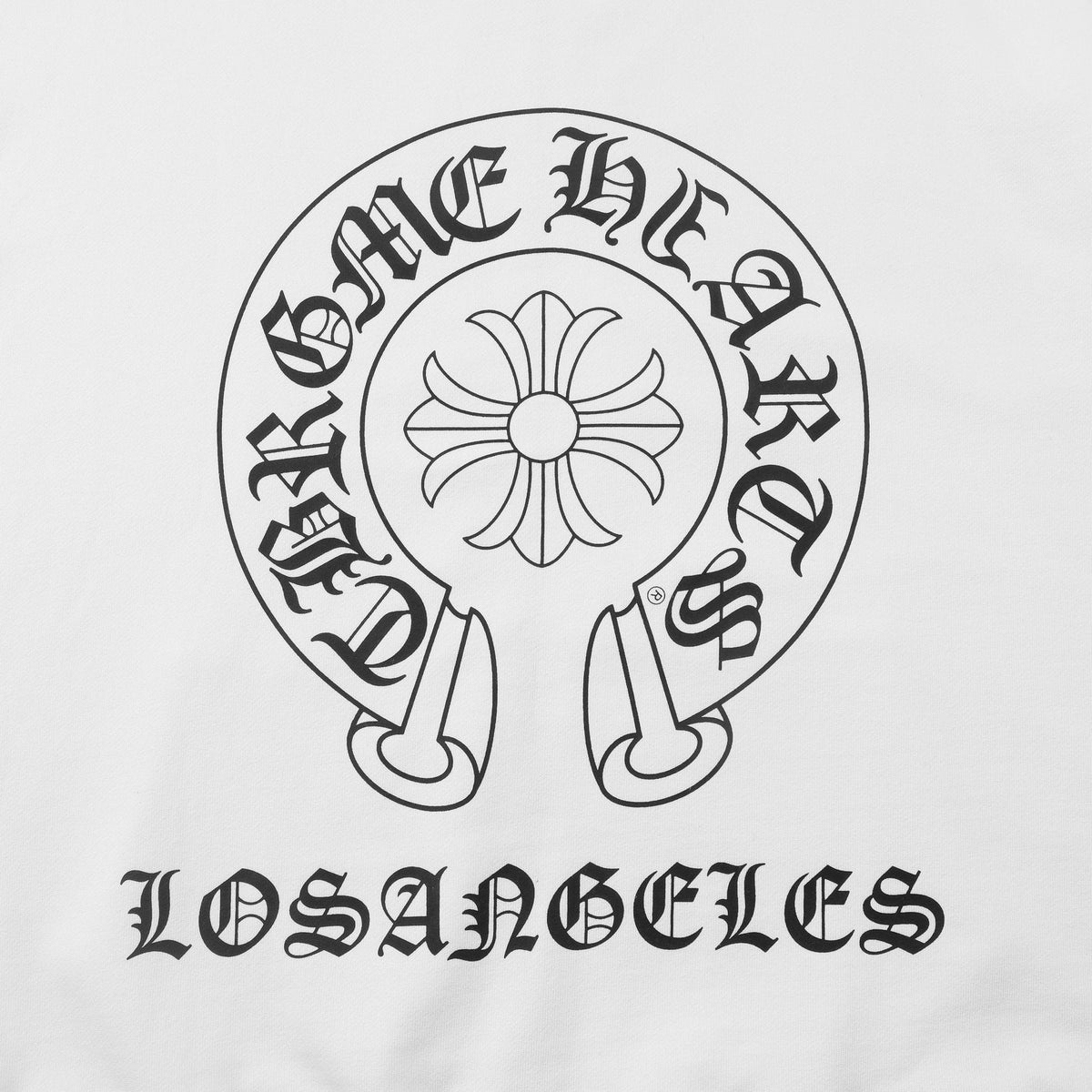 Chrome Hearts Horseshoe Graphic Zip Hoodie