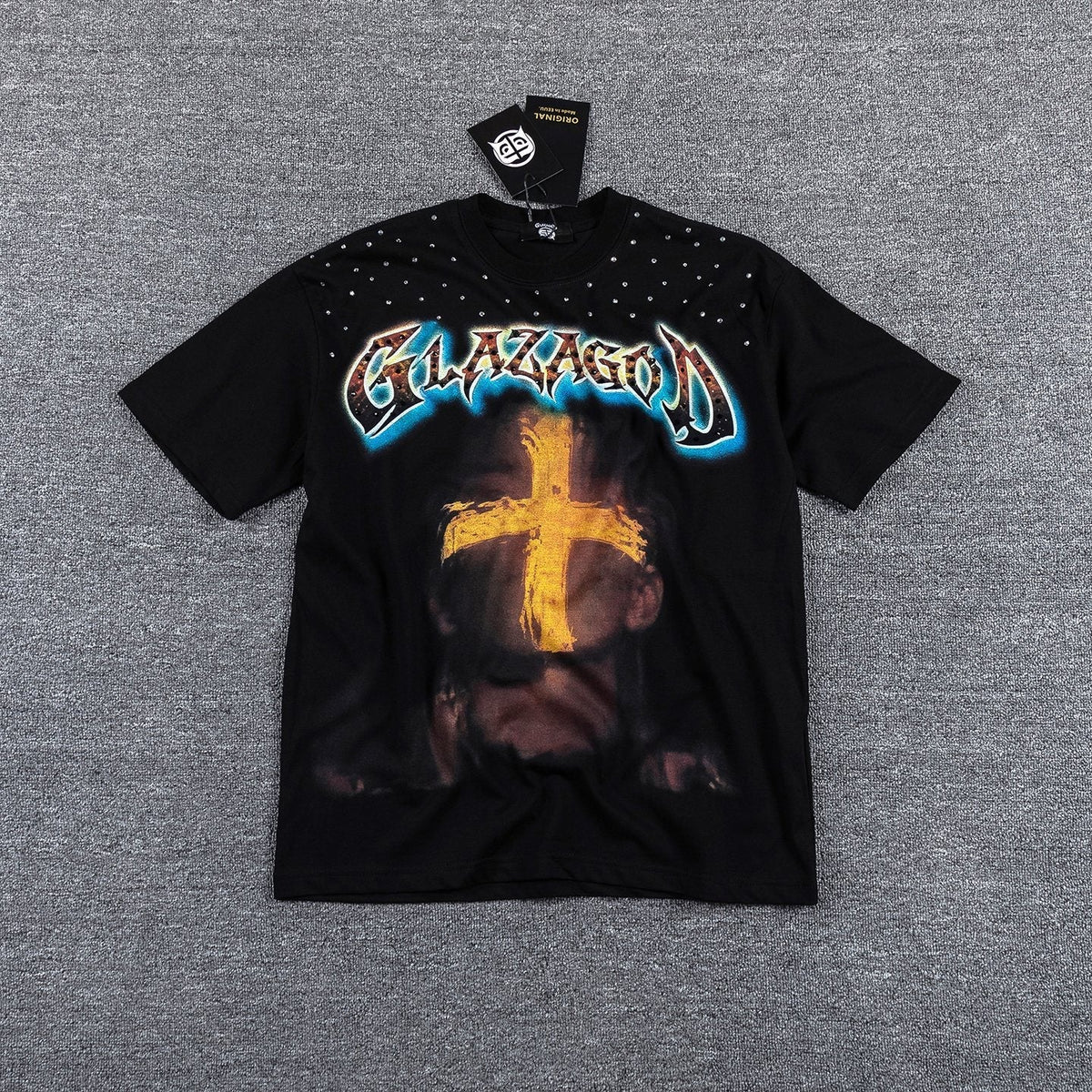 GLAZAGOD Blessed in the Vision Graphic T-Shirt
