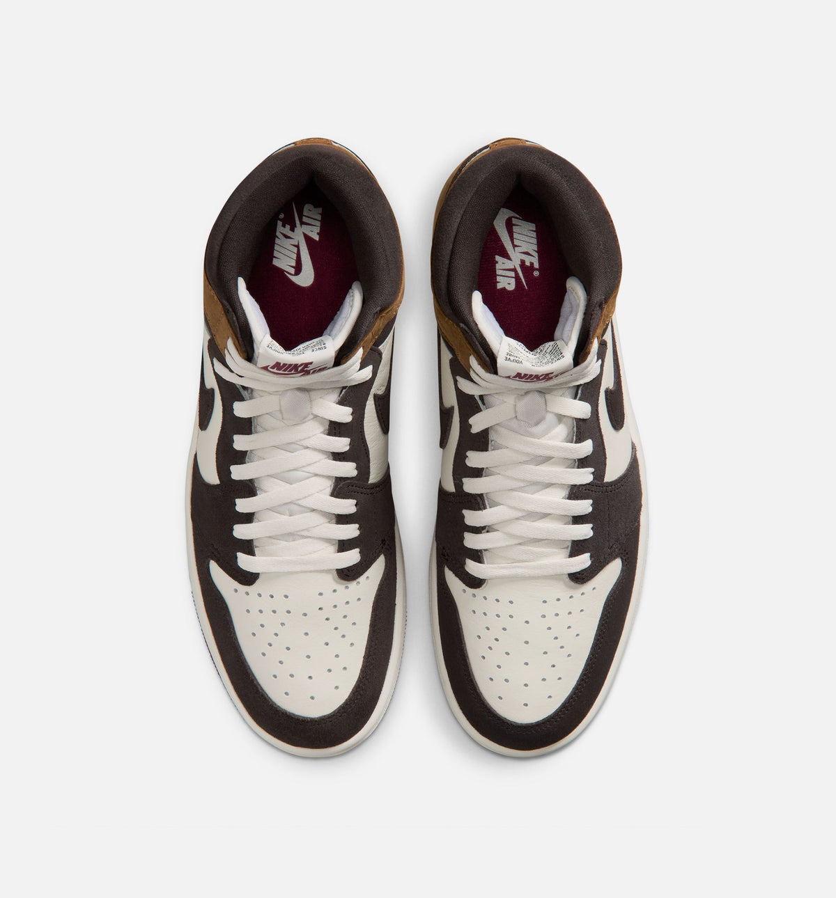 Air Jordan 1 Retro High OG Love Letter Men's Sneakers | Shadow Brown/Team Red/Light British Tan