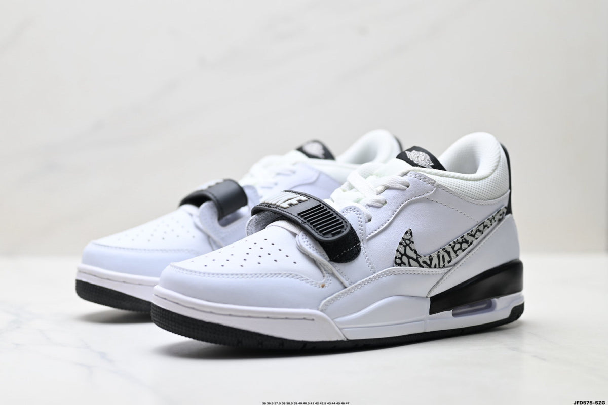 Jordan Legacy 312 Low White Black Cement Grey Sneakers