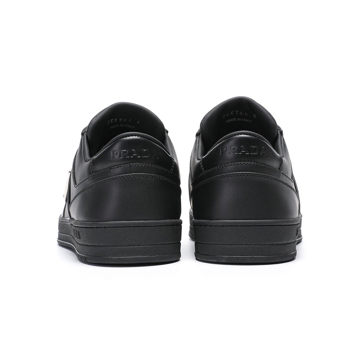Prada Men's Black Perforated Low-Top Sneakers