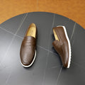 TOD'S Leather Slip-On Loafers