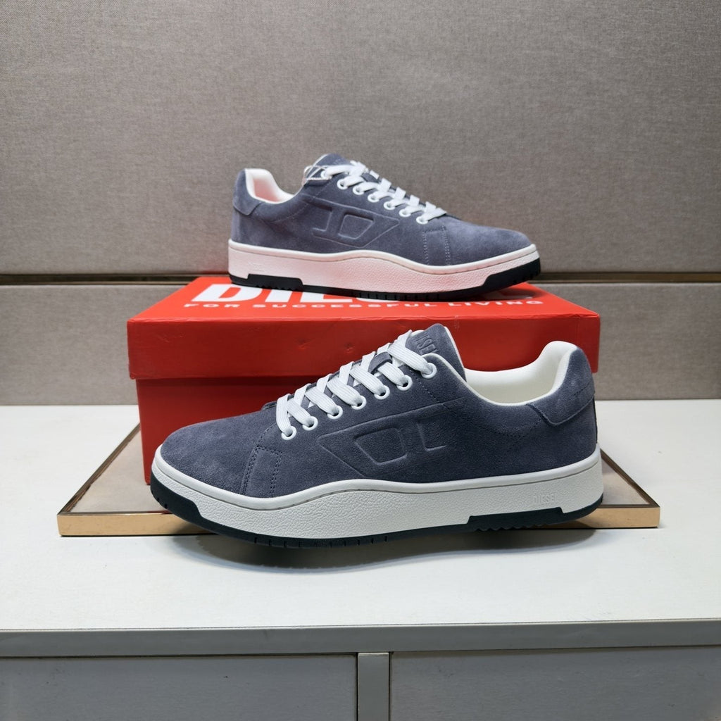 Diesel Men's Low-Top Lace-Up Sneakers - Mesh-Lined Interior