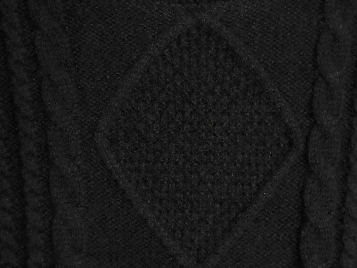 Burberry Layered-Look Check-Detail Crewneck Sweater - Black